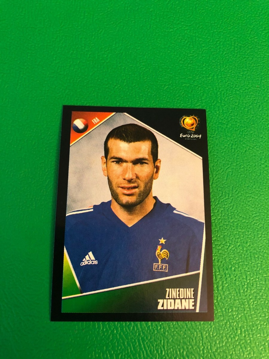 PANINI ZINEDINE ZIDANE EURO 2004 STICKER FRANCE NEW RARE | eBay