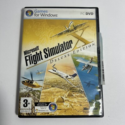 Microsoft Flight Simulator X (PC DVD) CIB COMPLETE With Key VGC