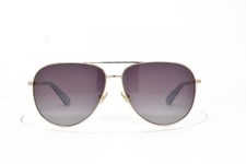 KATE SPADE Sunglasses AVIATOR Gold frame Purple Lens 61mm ISLA 086