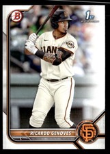 2022 Bowman #BP-60 Ricardo Genoves Prospects