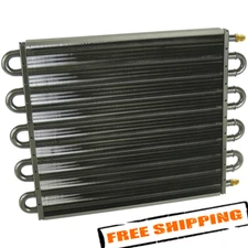 Derale 13315 10 Pass 17" Series 7000 Copper/Aluminum Transmission Cooler, -6AN