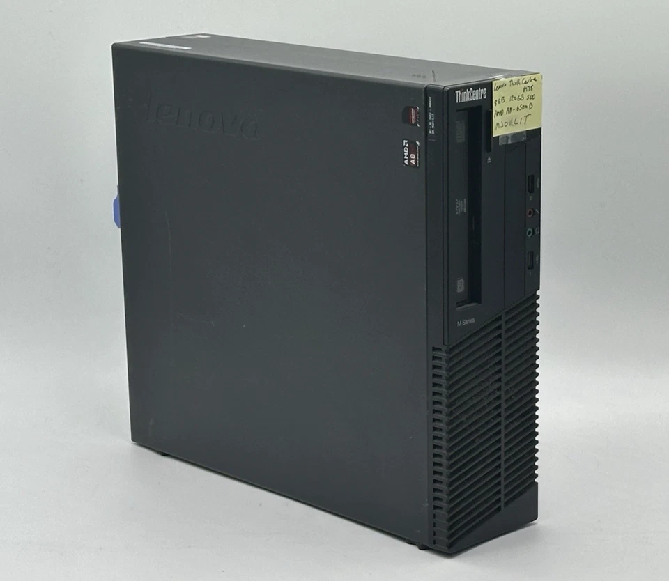 Lenovo ThinkCentre M78 Slim AMD A8-6500B 8GB RAM 120GB SSD-Sin AC/OS Foto 4 de 4
