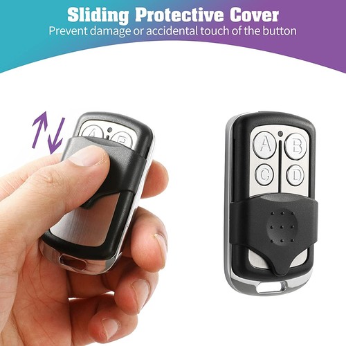 Electric Cloning Universal Gate Garage Door Remote Control Fob 433mhz Key Fob - Picture 3 of 19