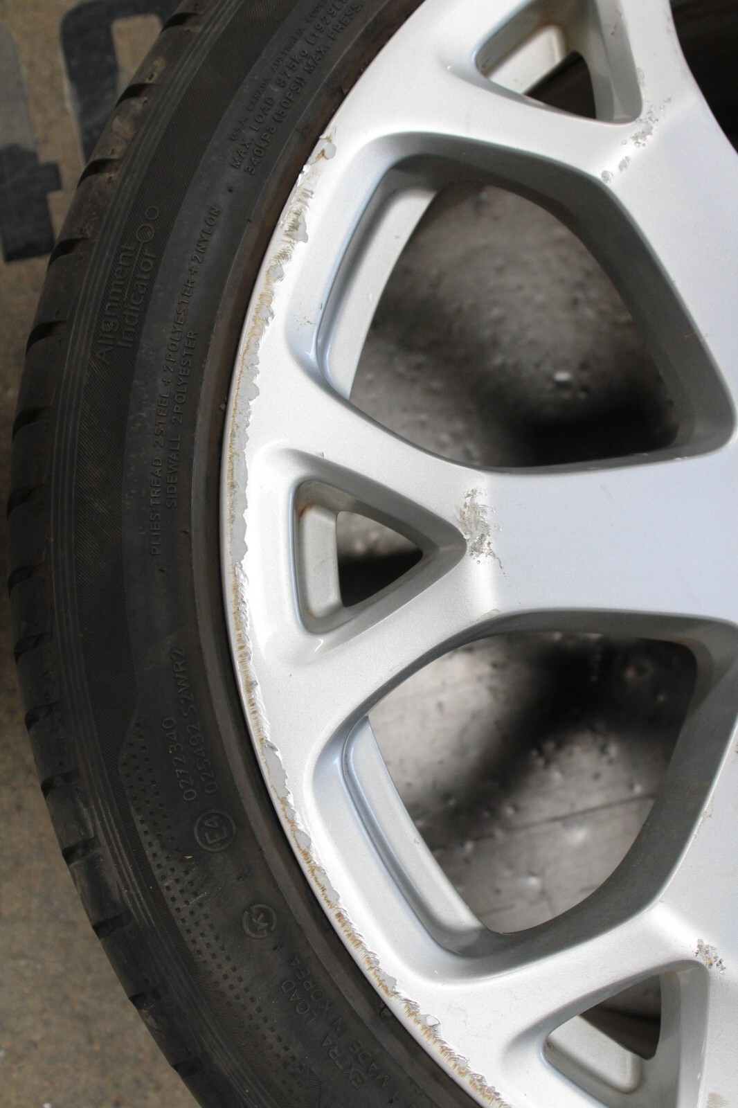 Maserati Quattroporte, Rear Wheel, Needs Recon, Used, P/N 237496