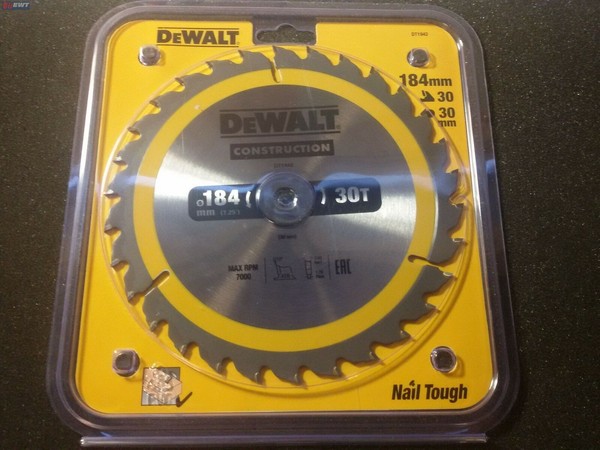 Dewalt DT1942 Dt 1942 HandkreissäGeblatt 184/30Mm 30WZ Nachfolger DT1150-image