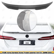 For 2023-2025 BMW 530i 540i i5 G60 Carbon Look PSM Style Duckbill  Trunk Spoiler