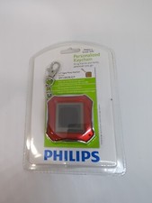 Philips Personalized Digital Photo Key Chain 1.5" Display SPF1002R/G7 New Red