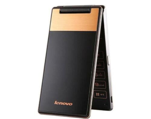 Black Lenovo A588T 4GB Dual-SIM 4" Android TouchScreen Flip Phone - Picture 1 of 5