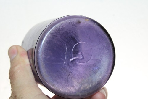 ATLAS STRONG SHOULDER MASON FRUIT JAR PINT ANTIQUE AMETHYST PURPLE SCA - Picture 6 of 14