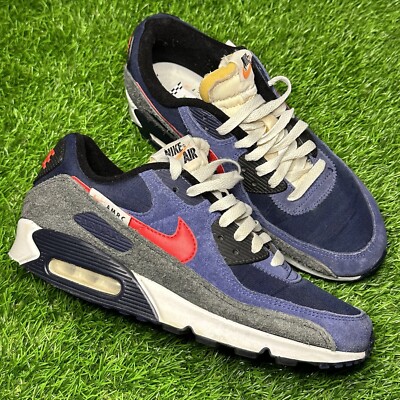 Nike Air Max 90 SE Running Club Deep Royal Mens Sneaker Size  display picture 3