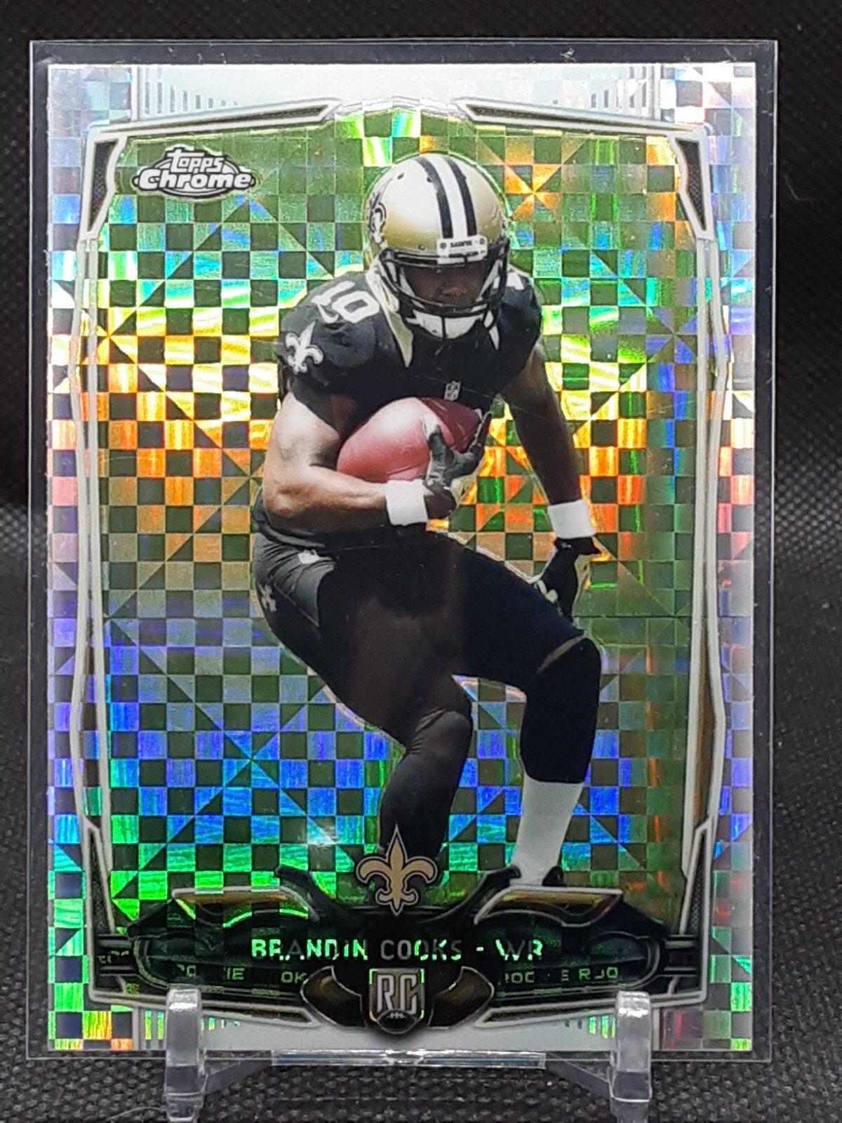 BRANDIN COOKS 2014 TOPPS CHROME XFRACTOR ROOKIE SAINTS COWBOYS