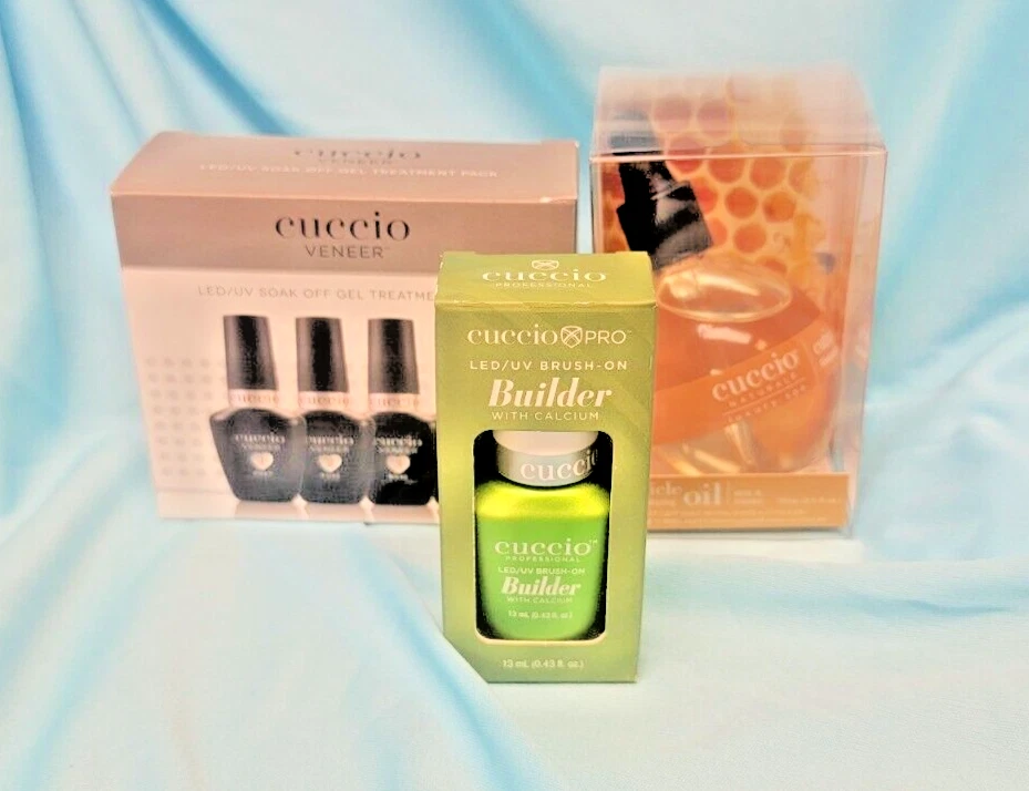 Cuccio Veneer Treatment Pack+Brush-On Builder 0.43 oz + Milk & Honey Oil 2.5 Oz - Image 2 of 4