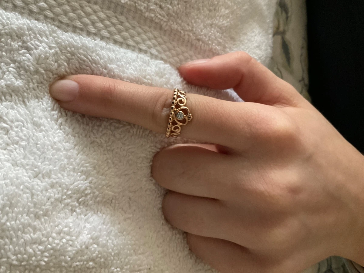 Pandora tiara on sale ring rose gold