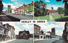 Postcard - Henley in Arden - 4 Views
