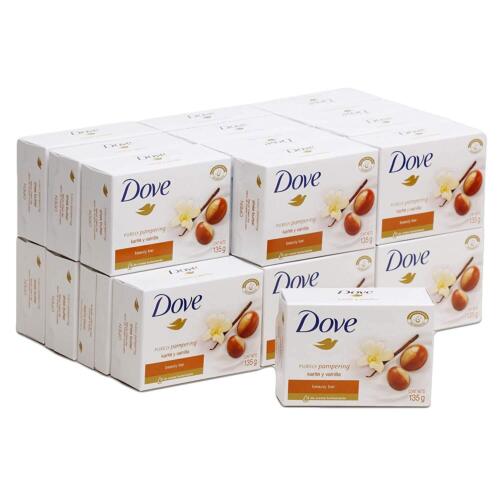 Dove Shea Butter Beauty Bar with Vanilla, 4.75 Oz/135 Gr, Unisex Skin Cleansing