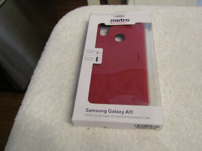 T Mobile Metro Samsung Galaxy A11 KICK Dual Layer Protective Kickstand Case NEW