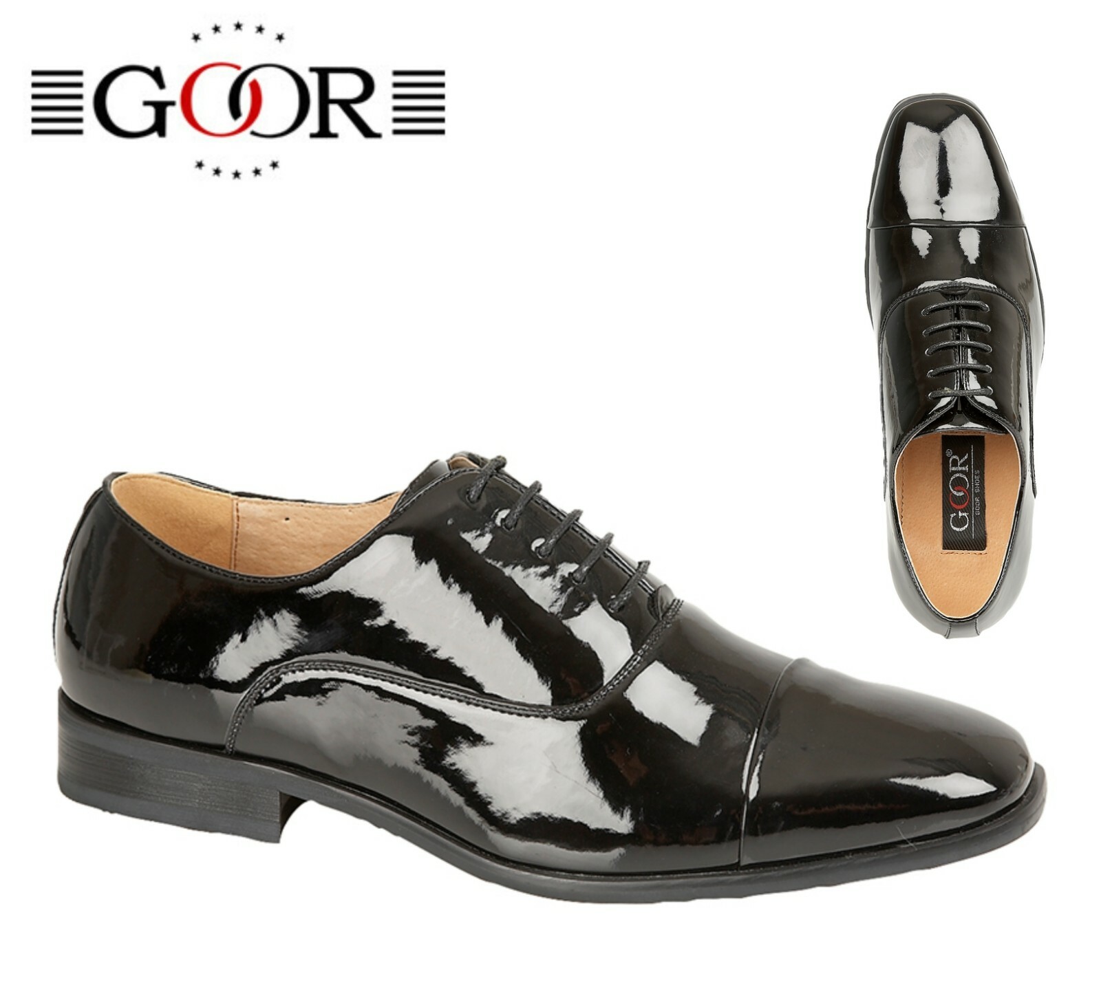 MENS - SMART Shiny Black Patent Evening 
