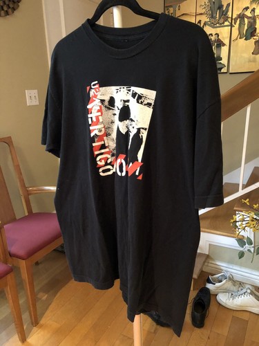 U2 Camisa Negra tambien Talla Grande vértigo Sin Etiqueta | eBay