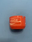VTG COCA-COLA Resin Plastic Red Ashtray Coke Coca Cola Bevete Trink Buvez Italy