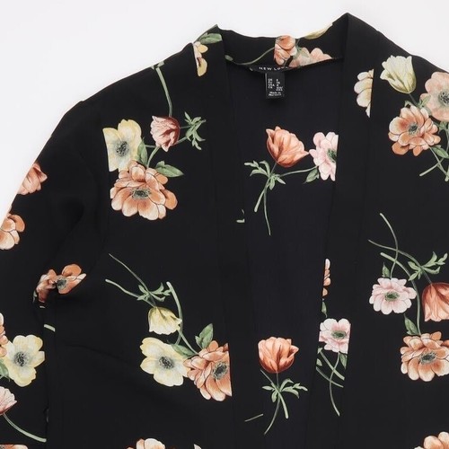Chaqueta floral negra para mujer New Look talla 8 - Imagen 5 de 12