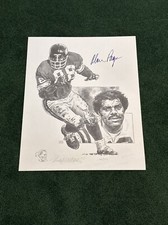 RARE Alan Page AUTOGRAPHED 16x20 Michael Mellett Print/1000, Minnesota Vikings!