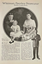 1914 New York District Attorney Charles Seymour Whitman illustrated