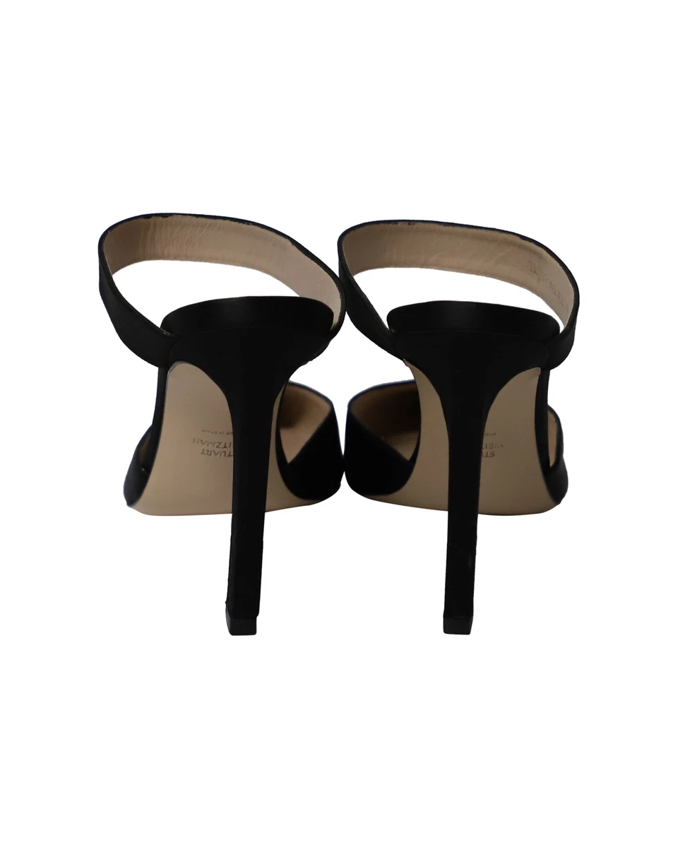 Stuart weitzman satin clearance mules