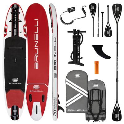 BRUNELLI 12.0 Woven X Fusion Double Layer iSUP Board Stand Up Paddle Set 365cm r