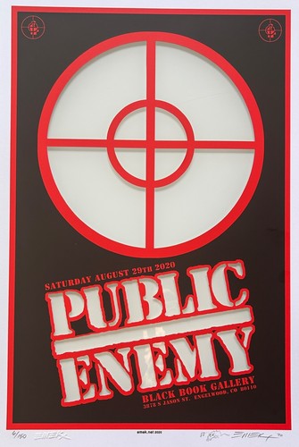 Public Enemy 2020 Dye-cut 2 part silkscreen by Emek - Picture 2 of 3