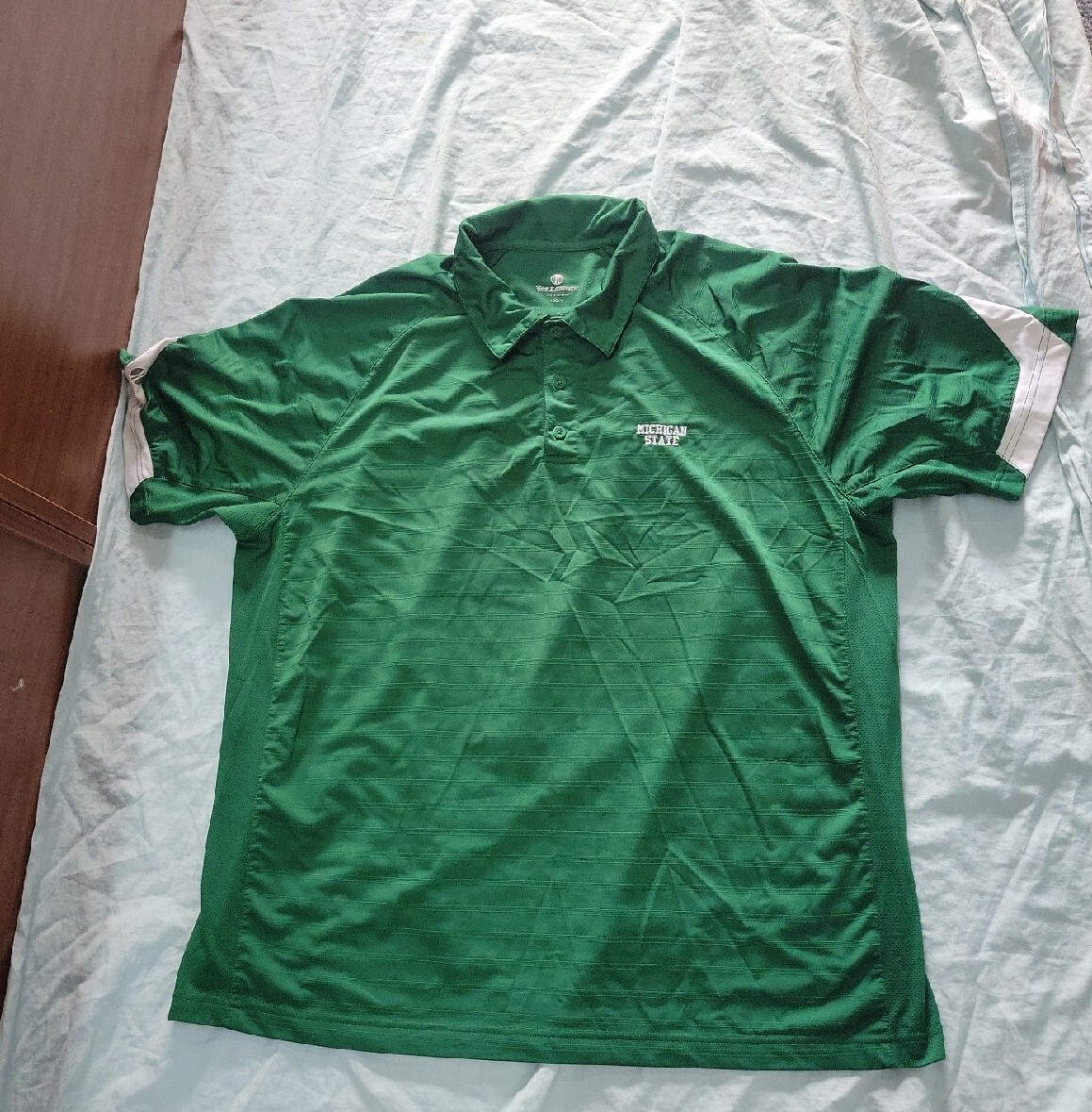Michigan State Spartans Holloway Polo Shirt MSU Short Slv