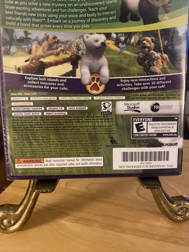 Kinectimals: Now With Bears (Microsoft Xbox 360, 2011) - Image 4 of 4