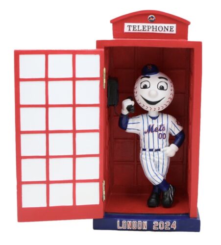NY METS MR MET LONDON TELEPHONE BOOTH BOBBLEHEAD SGA CITI FIELD 5/11/2024 - Picture 14 of 14