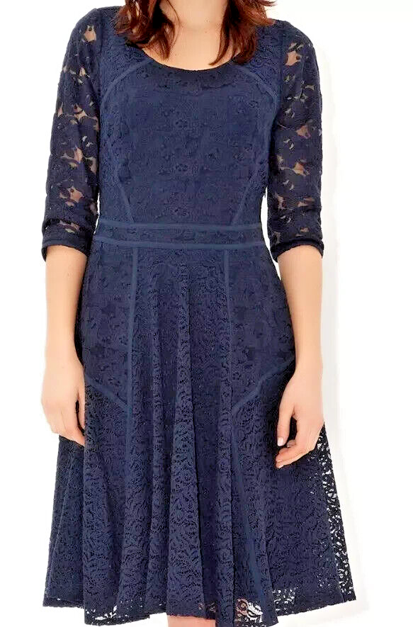 chinese dress ladies Pre-Loved Monsoon, Girls' Butterfly Lace Dress, White/Navy, Size 5 – Elle &  Beck main image 0