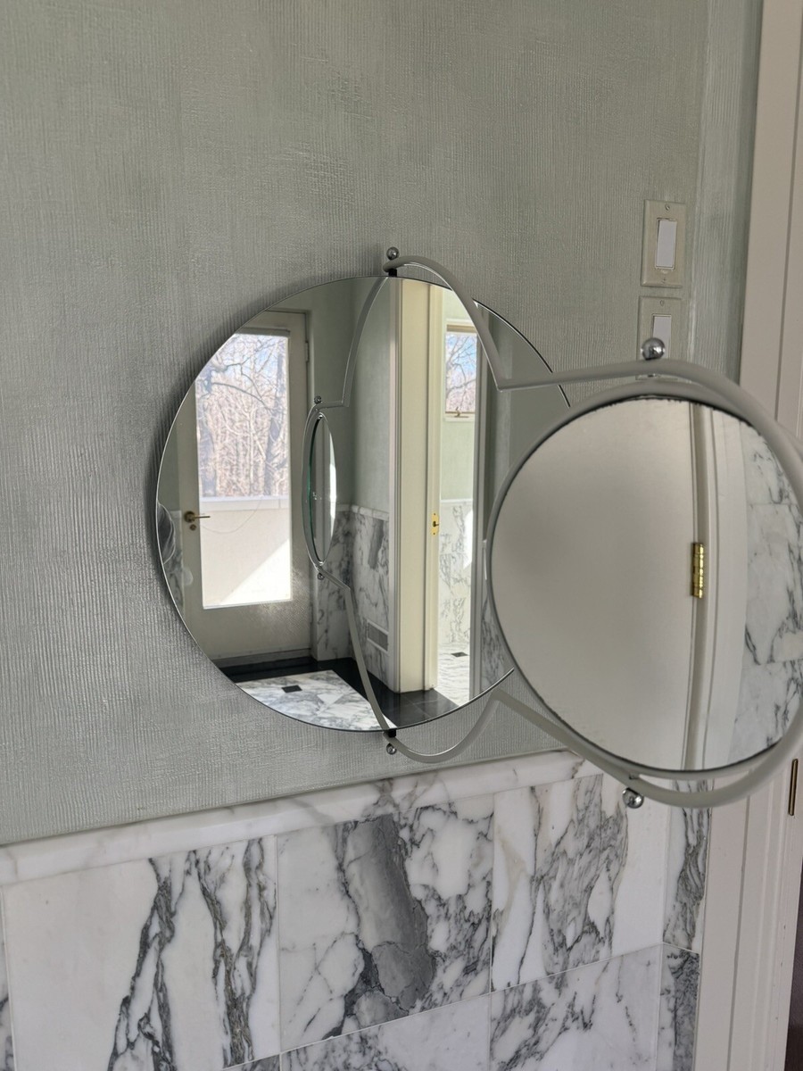 bieffeplast Double Mirror with articulating swivel arm 1980s