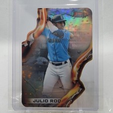 2021 Bowman's Best Baseball Julio Rodriguez Heatwave Die-Cut