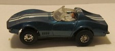 Tyco Speedways '68 Vette Sports Coupe Bluish-Green Tyco S Slot Car  S639