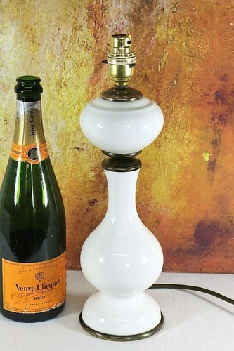 Table Lamp Original Danish Retro White Ceramic Mid 20th Century 50s 60s Atomic - Picture 2 of 8
