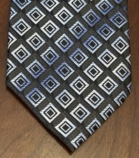 Croft  Barrow Blue Hand Made 100 Polyester Men  s Neck Tie Made In China