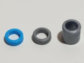 200 Rare K'NEX Thin Silver Gray Spacers Rings Washers (Blue Size) Small KNEX
