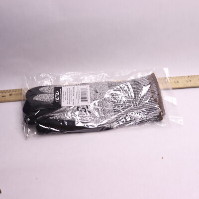 (Pair) G-Tek Seamless Knit HPPE/Glass Glove with Nitrile Coated Large