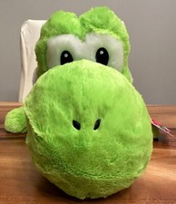 Super Mario Green Yoshi Plush Doll W/ Japan Nintendo Hang Tag 23 x 13.5 x 9 in.