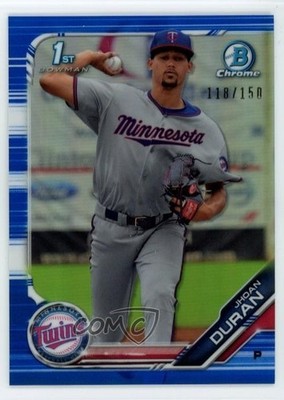 2019 Bowman Chrome Prospects Blue Refractor 118/150 Jhoan Duran #BCP-225 3kd