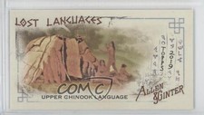 2019 Topps Allen & Ginter Lost Languages Minis Upper Chinook Language #LL-4 4o6