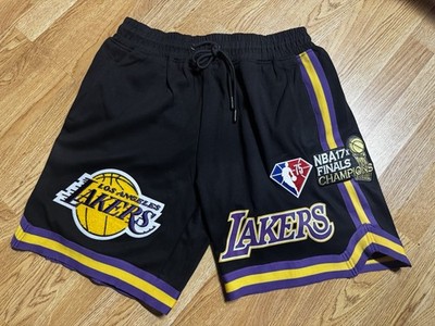 PRO STANDARD NBA LA Lakers Black Shorts NBA 17x Finals Champions