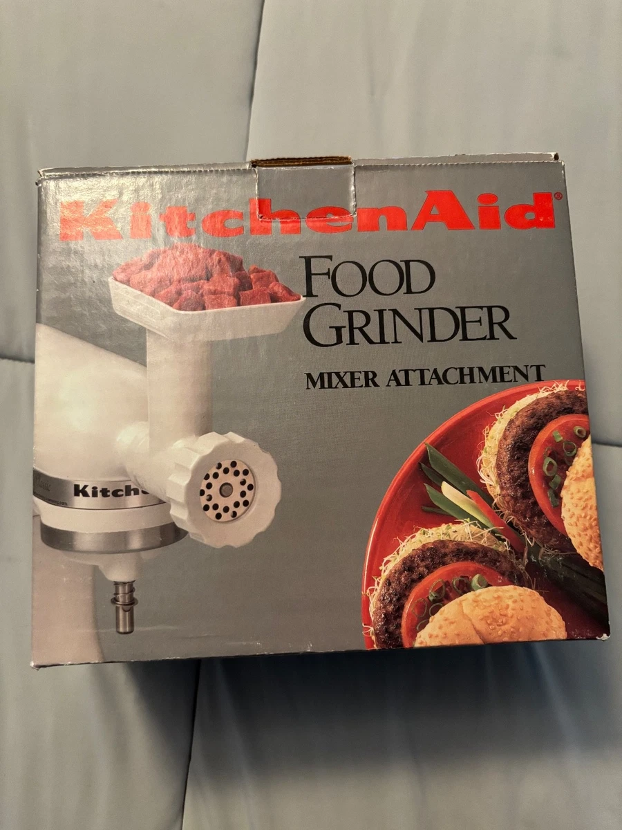 Molinillo De Carne Y Rellenador De Salchichas KitchenAid Hobart - Todo Metal, Como Nuevo En Caja