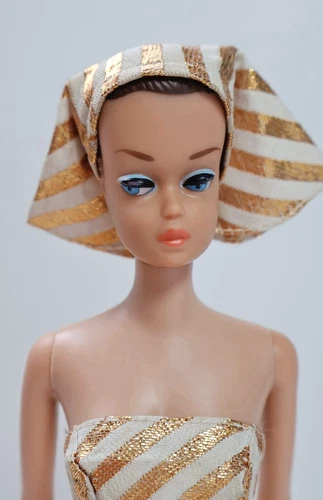 VINTAGE BARBIE FASHION QUEEN  WITH ORIGINAL SWIMSUIT & TURBAN