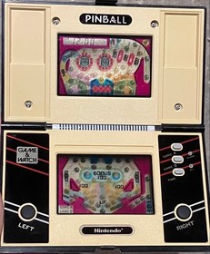 Nintendo Game & Watch Pinball PB-59, with box and manual, tested and working.
