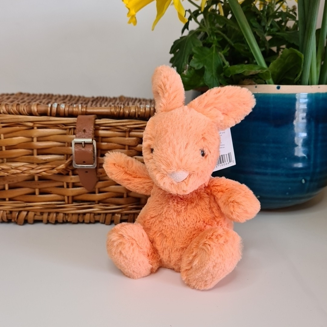 Jellycat Spring Poppet Bunny Small Peach Colour 7