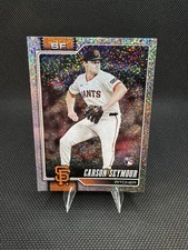 Carson Seymour 2026 Topps Series 1 Celebration #112 RC Confetti Parallel Giants