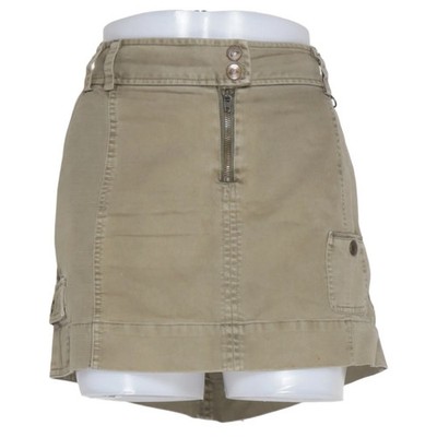 Quiksilver, Rock, Größe: 27, Beige, Sonstiges, Denim, Damen #Di4